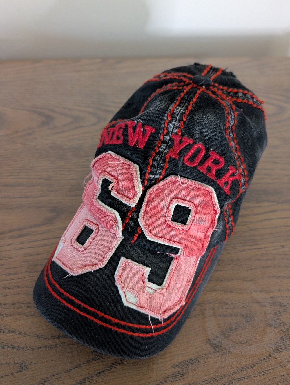New York "69" Distressed Grungy Baseball Hat
